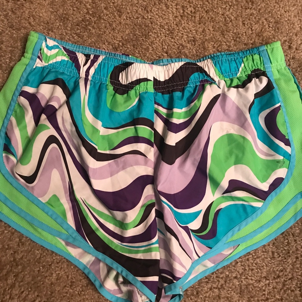 Multicolor Running Shorts